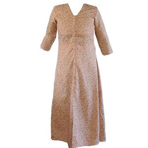 Vintage Handmade Rose Brown Kurta